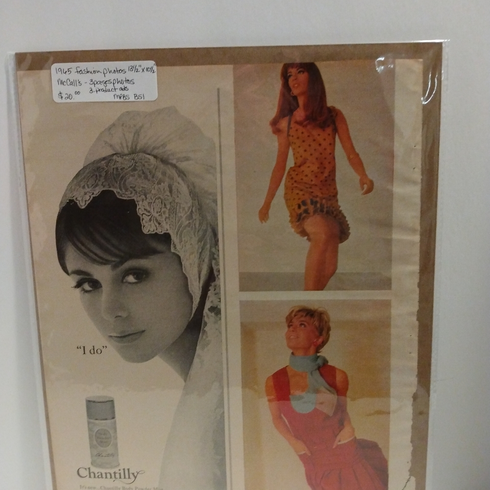 1965 clothes and hair style photo ads. 3 pages - Picture 3 of 3